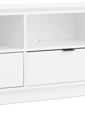 TV Stand, White Storage Cabinet with Shelves, Living Room Storage Cabinet 70.25" W x 22" H x 16" D