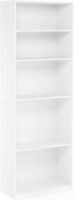 5-Shelf Bookcase, 5-Tier, White