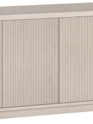 TV Stand, 57" Wide, Beech White