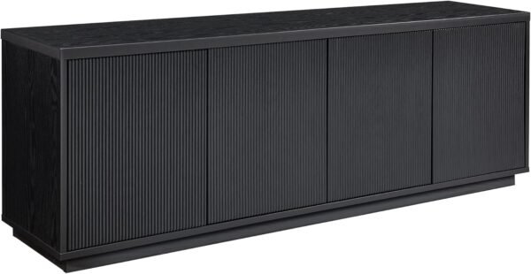 Rectangular TV Stand for TV's up to 75" in Black Grain
