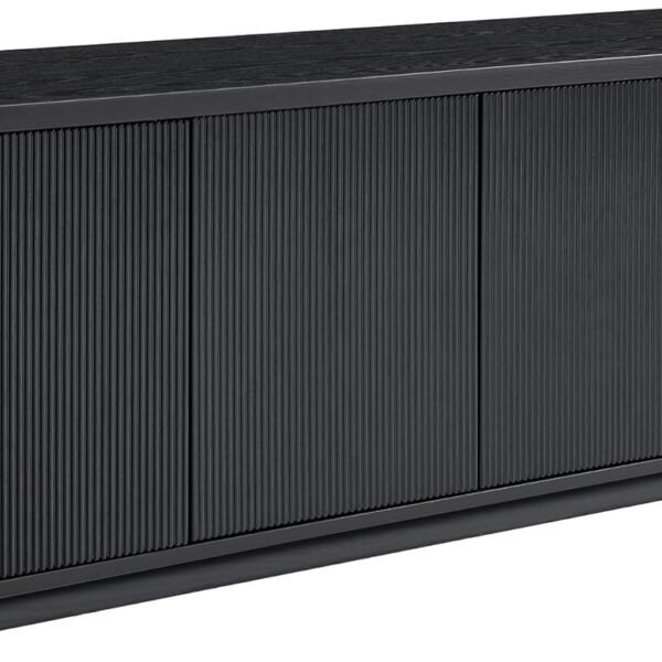 Rectangular TV Stand for TV's up to 75" in Black Grain