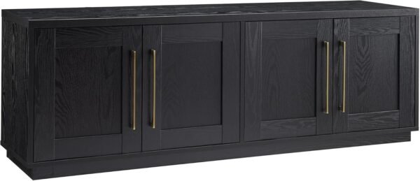 Rectangular TV Stand for TV's up to 80" in Black Grain