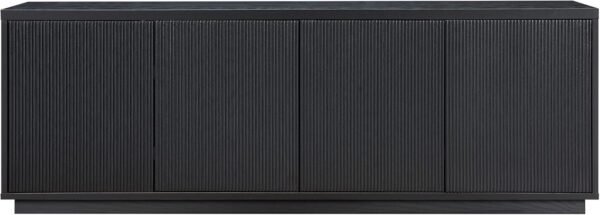 Rectangular TV Stand for TV's up to 75" in Black Grain