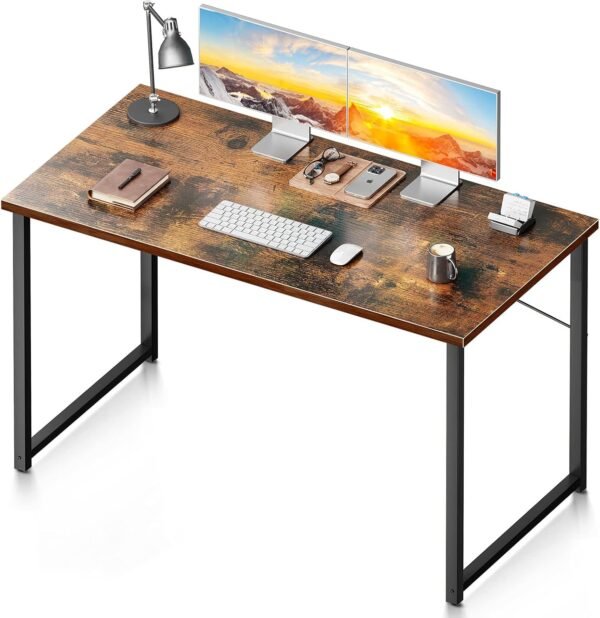 48 Inch Computer Desk, Modern Simple Style Desk for Home Office, Study Student Writing Desk, Vintage